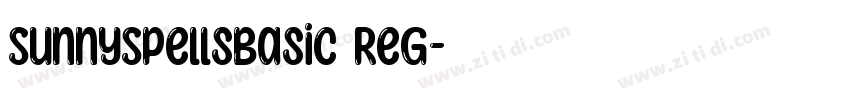 SunnySpellsBasic Reg字体转换